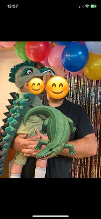 Krokodýl kostým na karneval, 