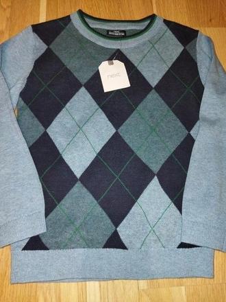 Károvaný svetr 104 next, next,104