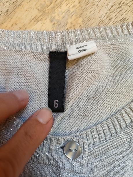 Svetr se stříbrnou nitkou vel 140, h&m,140