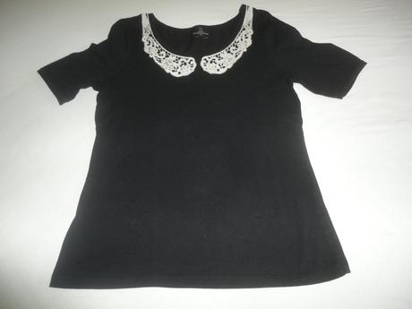 Sytě černé triko next, vel. uk14/16, next,m
