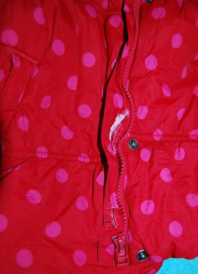 Puntíkovaná zimní bunda next, next,140