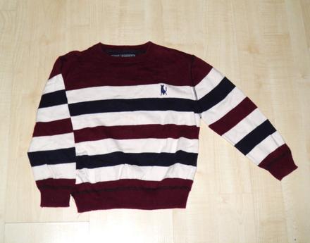 Proužkovaný svetr - vel.116, rebel,116