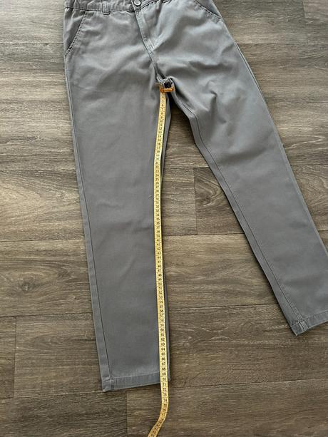 Prodám šedé dlouhé kalhoty destination vel. 158. d, 158