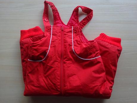 Zimní oteplovačky červené, vel. 92, c&a,92