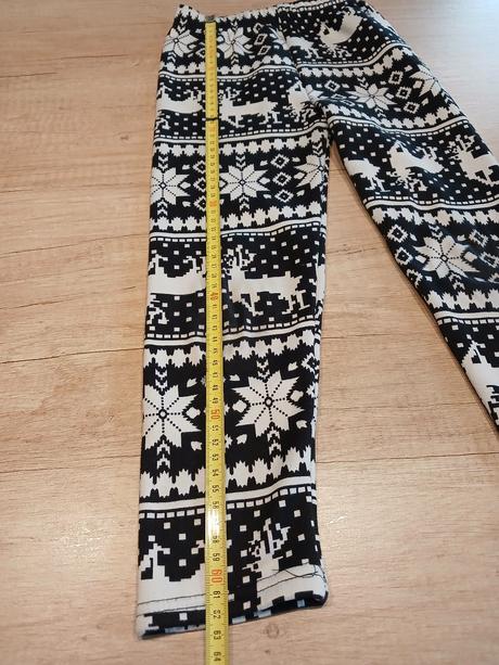 2x zateplené legíny vel. 110/116, 110