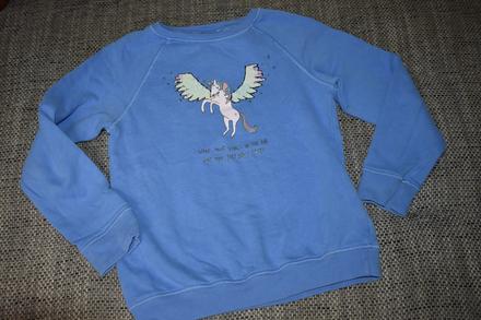 Dívčí mikina next s jednorožcem, kol 2018, 128/134, next,128