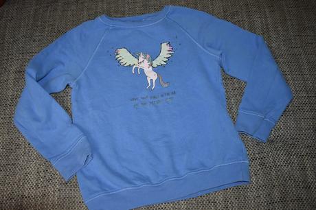 Dívčí mikina next s jednorožcem, kol 2018, 128/134, next,128