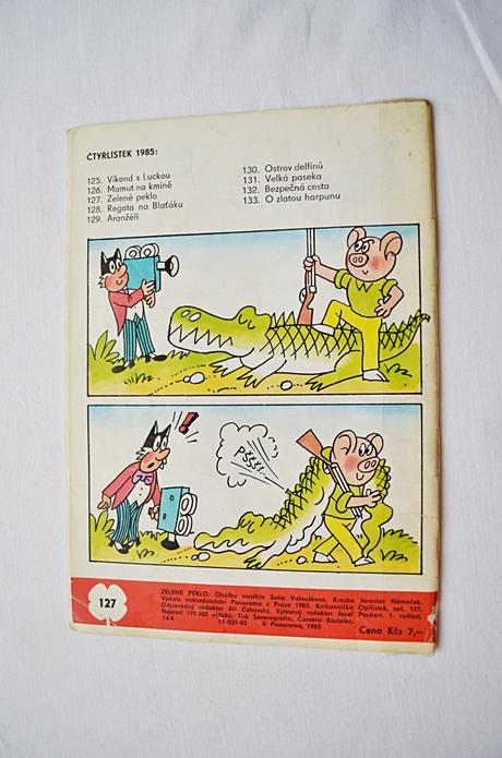 Dětský časopis čtyřlístek 127/ zelené peklo,