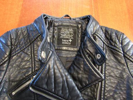 Dívčí koženková bunda vel 128, c&a,128
