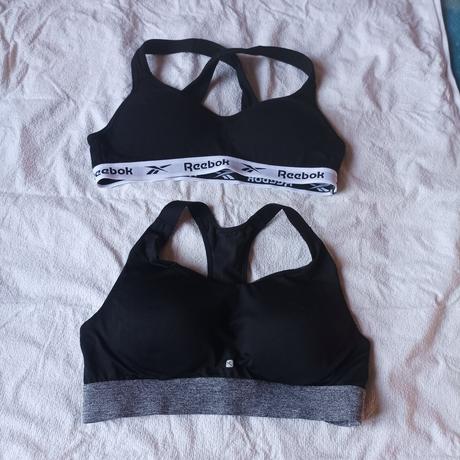 2 x sportovní podprsenka, reebok,m