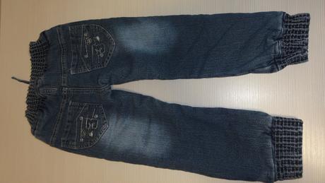 Zateplené riflové kalhoty, 116