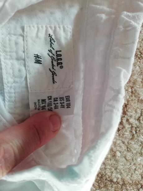 Krásná nová krajková halenka pro princeznu 3-4, h&m,86