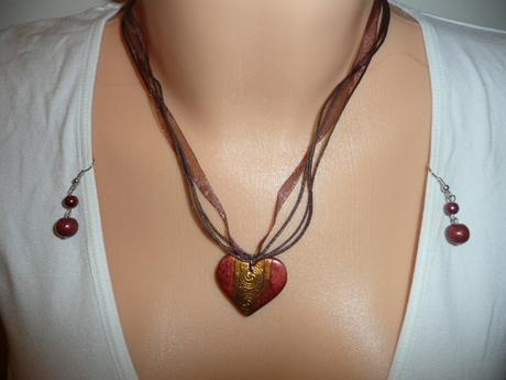 Set řetízek - náhrdelník + náušnice,