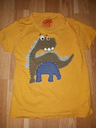 Žlutá tričko s dinosaurem 98 next, next,98