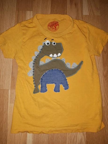 Žlutá tričko s dinosaurem 98 next, next,98