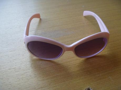 Růžové sluneční brýle 2-4 roky,