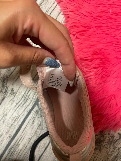 Dívčí koženkové tenisky h&m 25, h&m,25