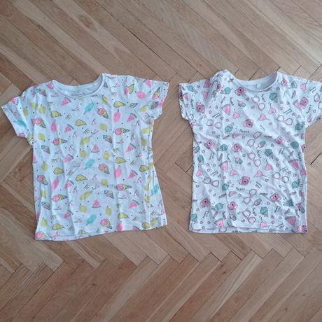Sada 10ks triček pro dvojčata 116/122, 116