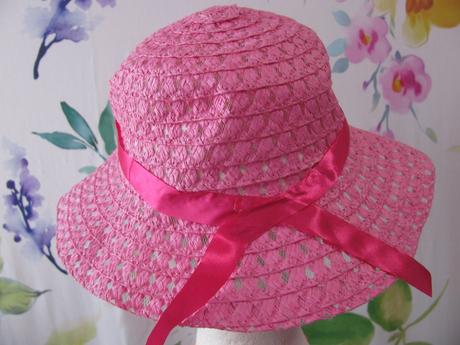 Letní růžový dívčí klobouček, 98