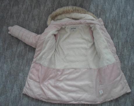 Růžová bunda bundička s kožíškem, tally weijl,m