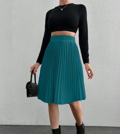 Plisovaná dámská sukně, l