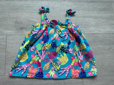 Dívčí tyrkysové tílko tukan c&a, vel. 110, c&a,110