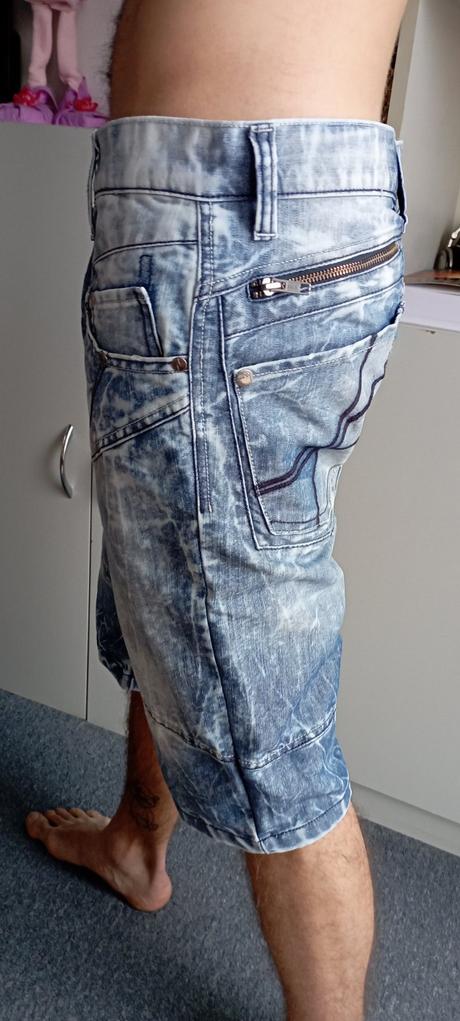 Riflové šortky zn."smog" vel."m", m