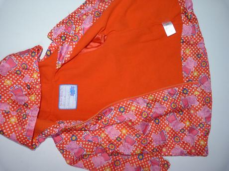 Nutmeg jaro/ podzim bundička peppa pig vel. 98,, nutmeg,98