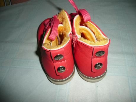 Luxusní boty kožíšek vel 27 stélka 17,3cm zimní, 27