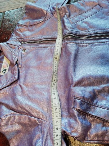 Luxusní nová koženková bundička pro princeznu 2-4r, h&m,92