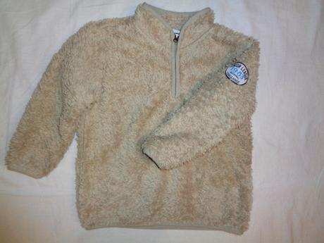Super béžová chlupatka - mikina, impidimpi,86