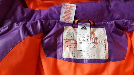 Teplá zimní bunda top stav, adidas,128