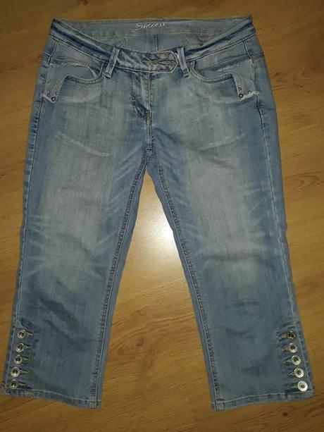 Dámské džínové trictvrtacky, vel 38, 38