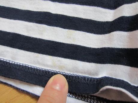 Veselé pohodlné pruhované kraťásky, h&m,110