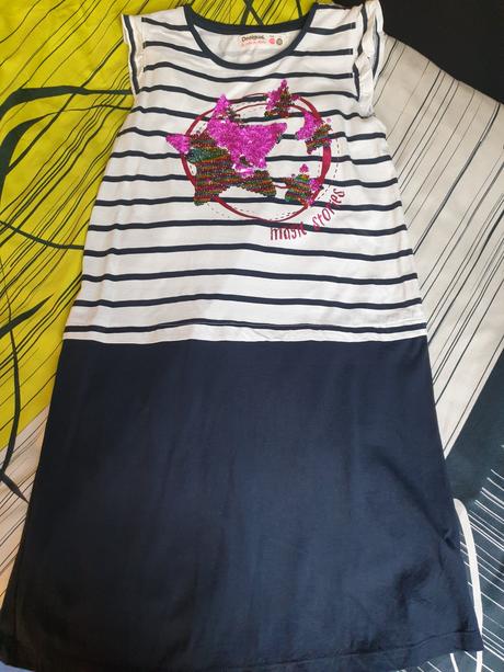 Dívčí šaty nenošené, desigual,152