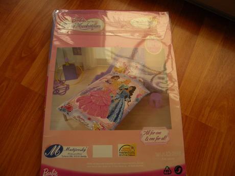 Povlečení s barbie theree musketeers - nové, šířka (cm): 140,délka (cm): 200