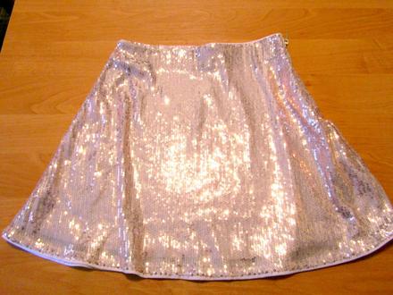 Dívčí flitřičková sukýnka vel 152-158, h&m,158