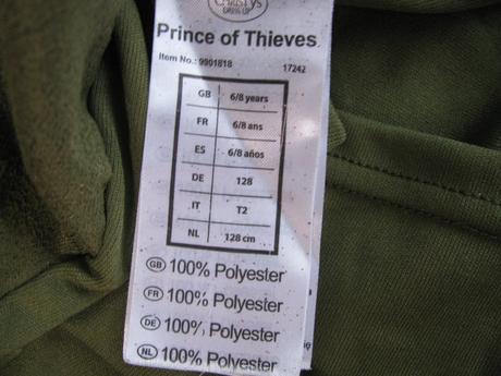 Karnevalový kostým -robin hood apod., 