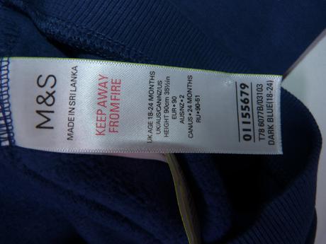 Propínací mikina vel. 92, marks & spencer,92