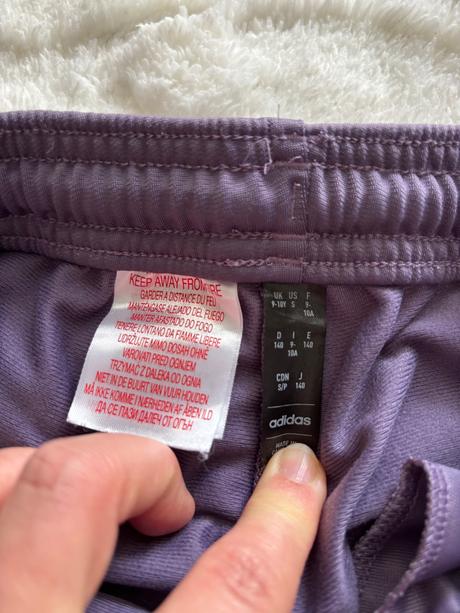 K5/ tepláky fialové - v.9/10 let adidas, adidas,140