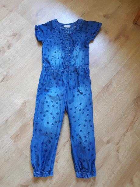 Luxusní hvězdičkový overal - odlehčená džínovina, next,110