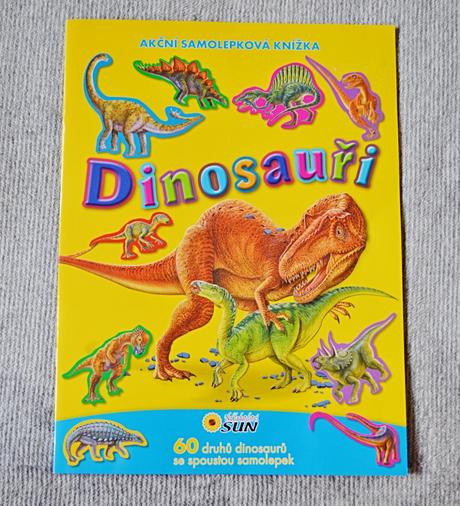 Samolepková knížka dinosauři, 