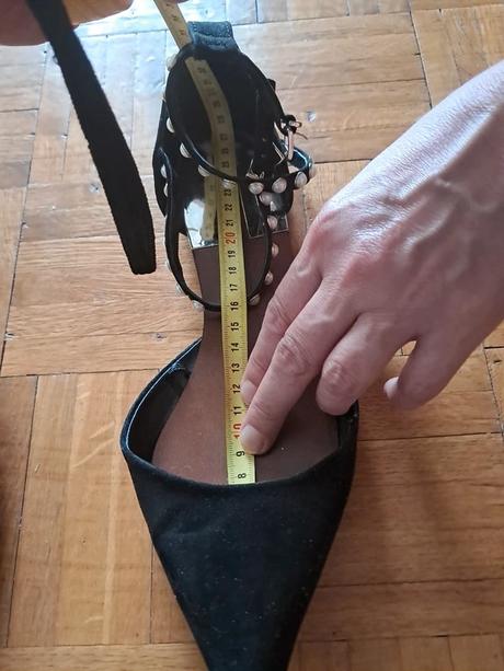 Sandálky s korálky, zara,41