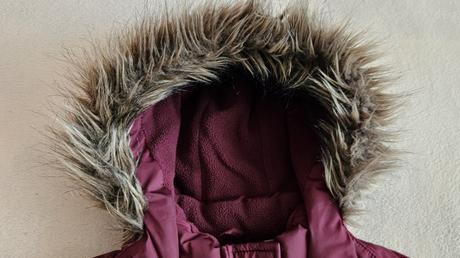 Dívčí teplá zimní bunda s kožíškem, vel.146, c&a, c&a,146