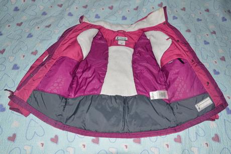 140 146 teplá zimní bunda, columbia,140