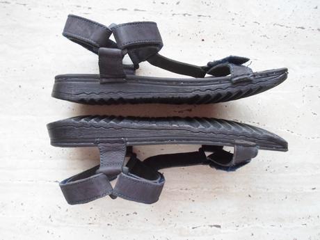 Modré boty sandály kožené, lasocki,35