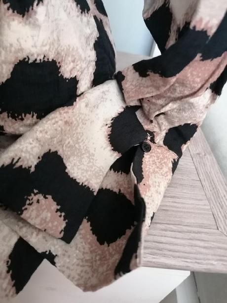 Tygrované šaty, h&m,s