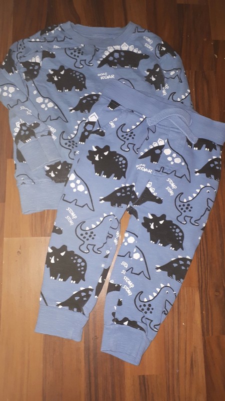 Komplet mikina + tepláky next s dinosaury 92, next,92