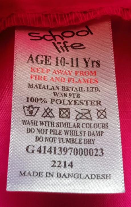Malinová větrovka s kapucí vel 140 - 146, 140