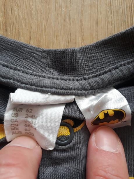 Krátké dupačky batman 62, h&m,62